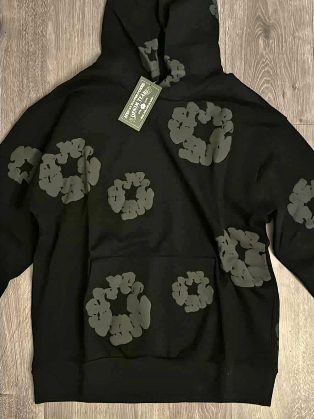 Black Monochrome Denim Tears Set